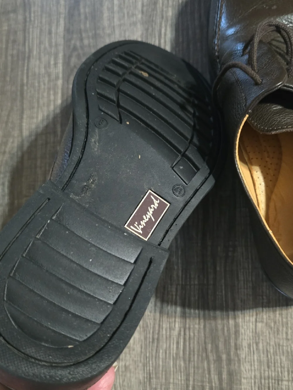 Sandro Moscoloni Dark Brown Leather Derby Shoes
